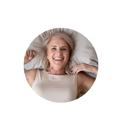 A woman going through midlife challenge in a coaching session led by Trish the Menopause Coach, focusing on natural emotional wellbeing strategies for midlife challenges."